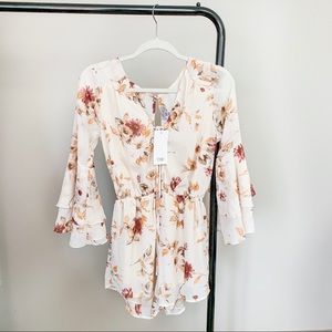 ⭐️3/$20 SALE⭐️  TOBI FLORAL PRINT ROMPER